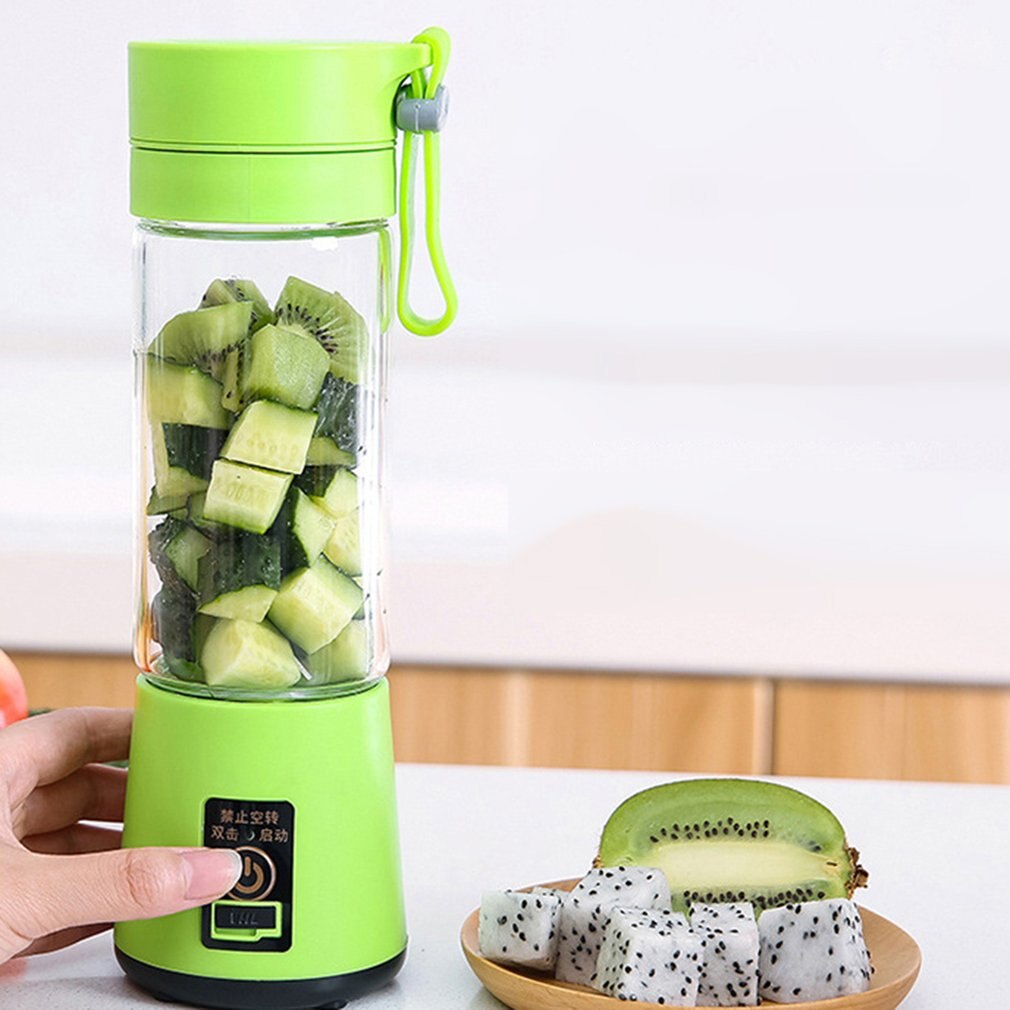 Exprimidor de frutas eléctrico USB portátil de tamaño portátil licuadora batidora recargable Mini taza de zumo portátil agua