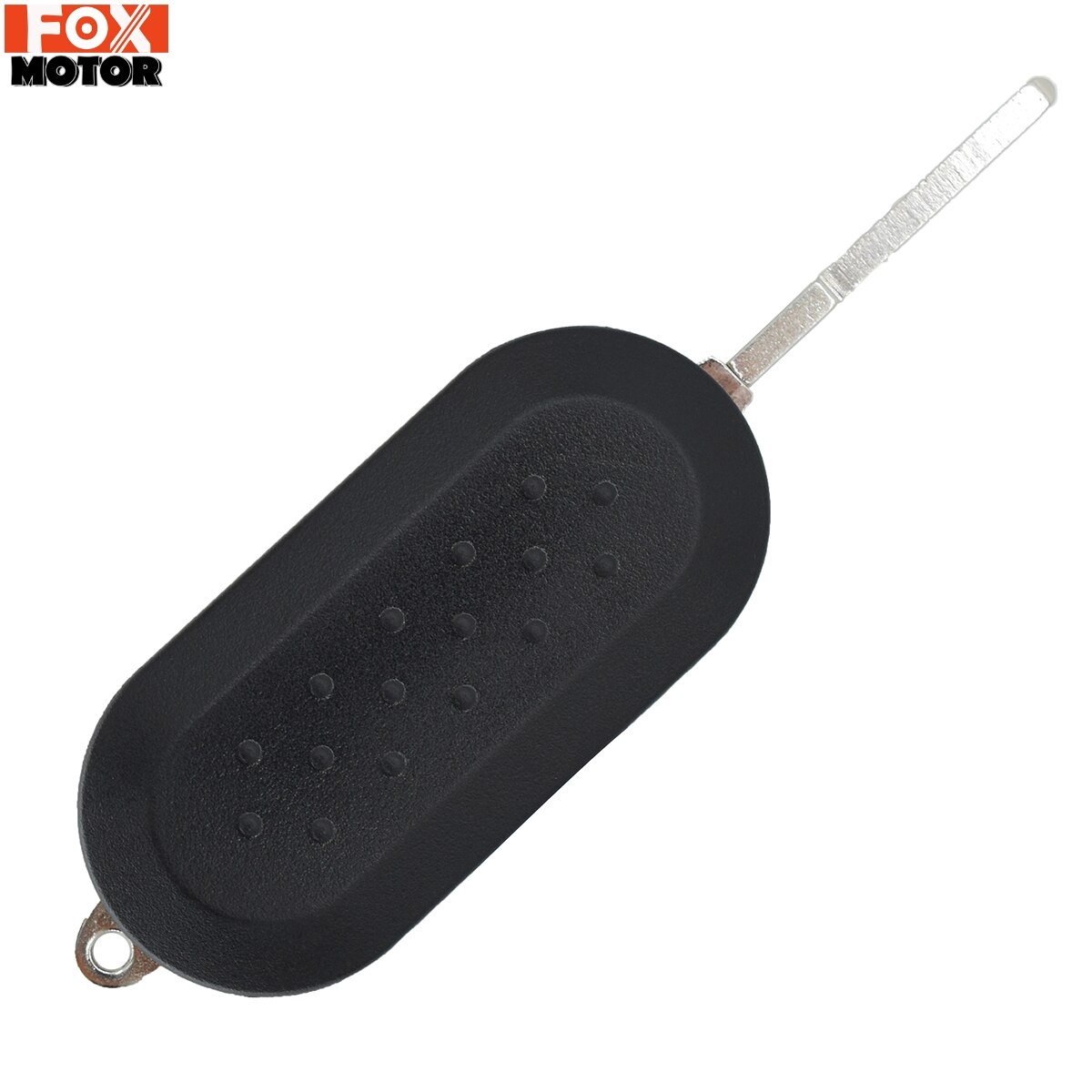 Carcasa de llave a distancia de coche, funda Fob de 3 botones para Fiat 500, abarth, Panda, Punto Bravo 2, Ducato Tipo, Doblo 500x, 500l, 500e, hoja automática sin cortar