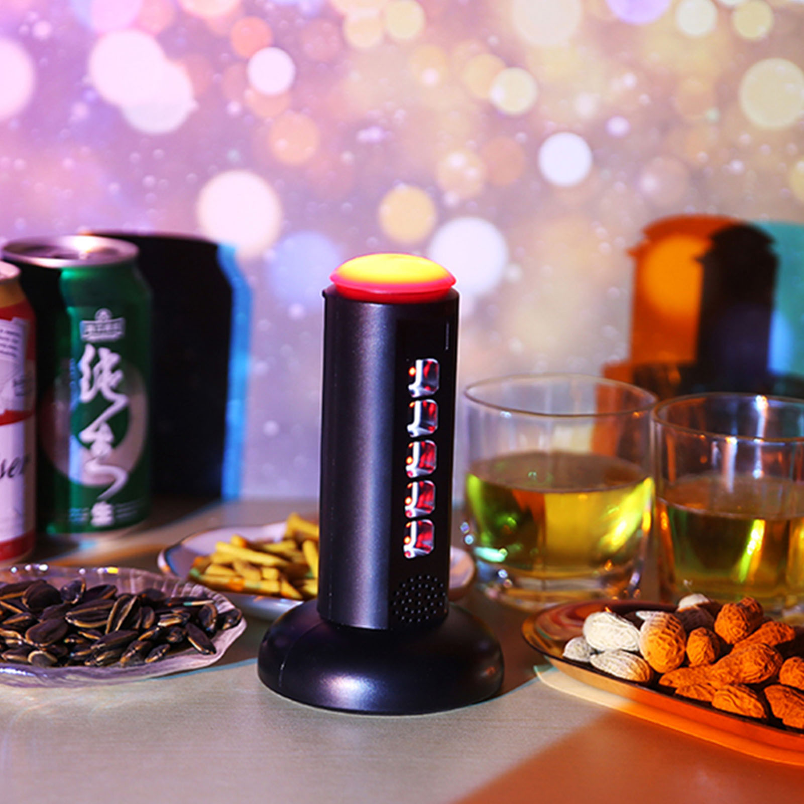 Electronic Dice Cup With LED Display Party Game Toy Entertainment Fun Electronic Electric Dice Party Game Toy Travel