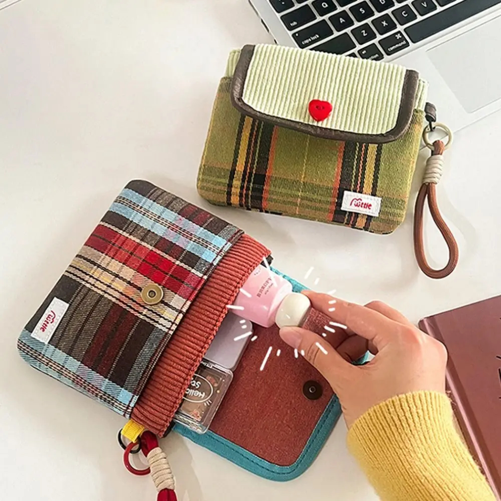 Datenkabel Organizer Sanitär Pads Tasche Große Kapazität Kontrast Farbe Kosmetik Tasche Mehrzweck Serviette Beutel Lagerung Tasche2025Neu