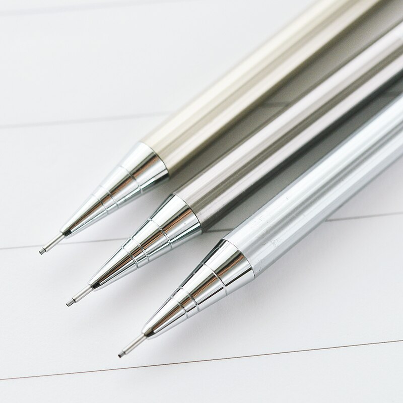 Lápiz de metal mecánico Andstal M & G de 0,5mm/0,7mm, 10 unids/lote, borrador de dibujo de plomo, lápices automáticos MP1001 para material escolar y de oficina