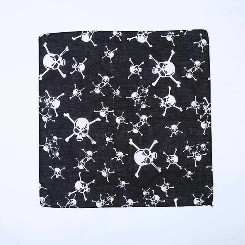 Cranio stampato multifunzione Paisley geometrico anca salto fascia per capelli bandane donna uomo fascia sciarpa quadrata fazzoletto da collo copricapo