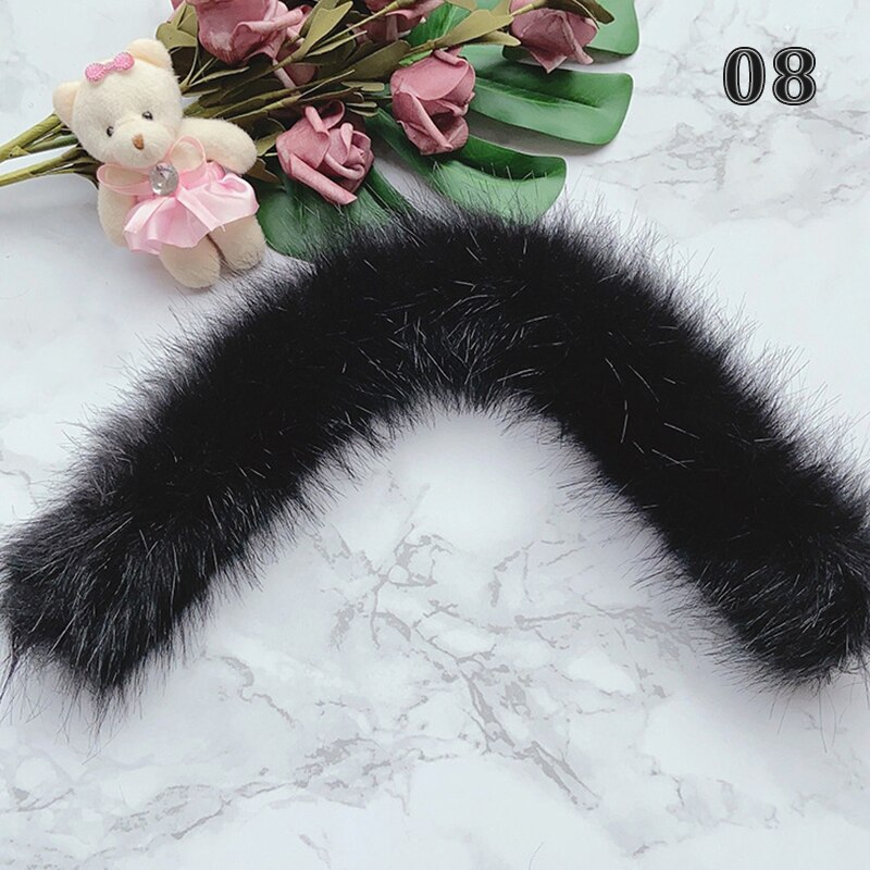 Faux Vos Bont Lint Tapes Furry Trim Trimmen Voor Trui Jas Kap Hoed Schoenen Diy Pluizige Kledingstuk Materialen: 08