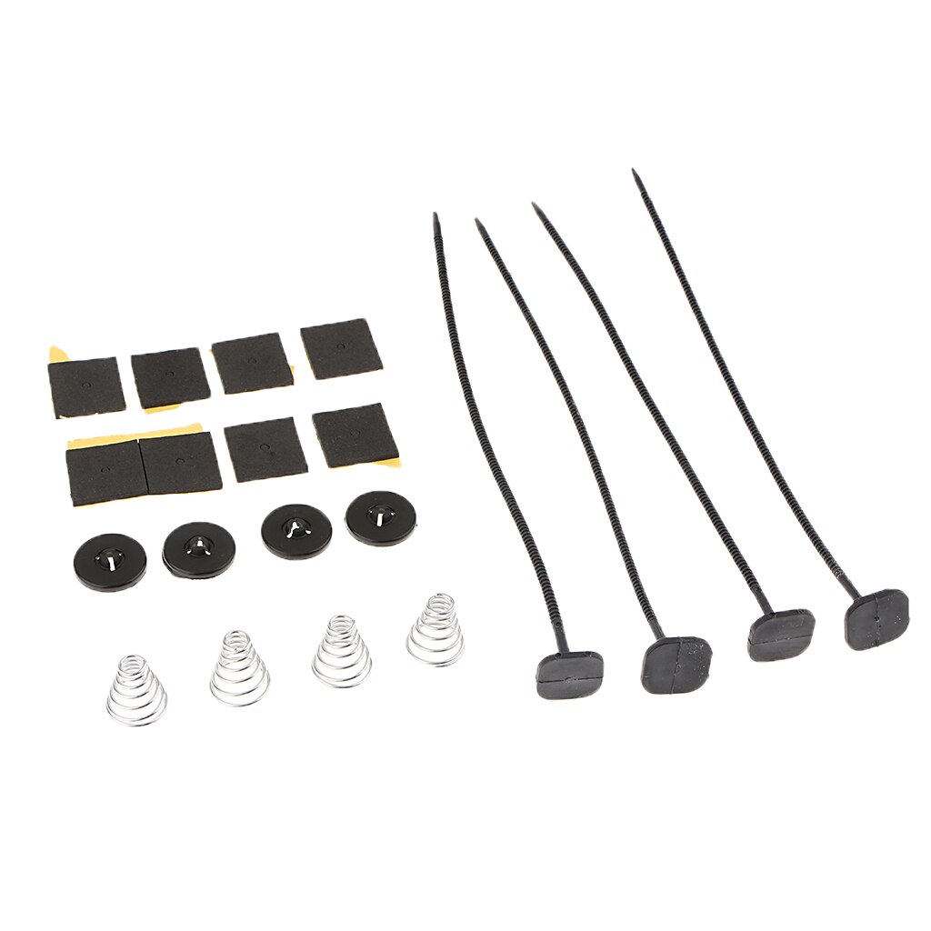 1 Set Plastic Universal Radiator Mount Mounting Kit Electric Fan Tie Strap