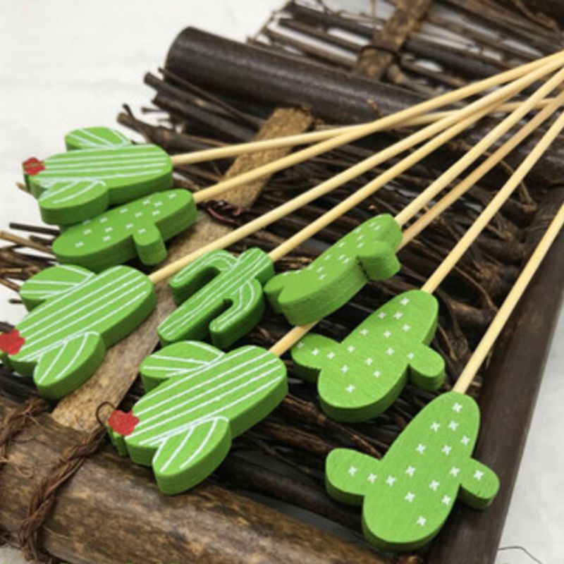 100 Stuks Wegwerp Bamboe Picks Voedsel Fruit Cocktail Handgemaakte Tandenstokers Picknick Feestartikelen Decoratie