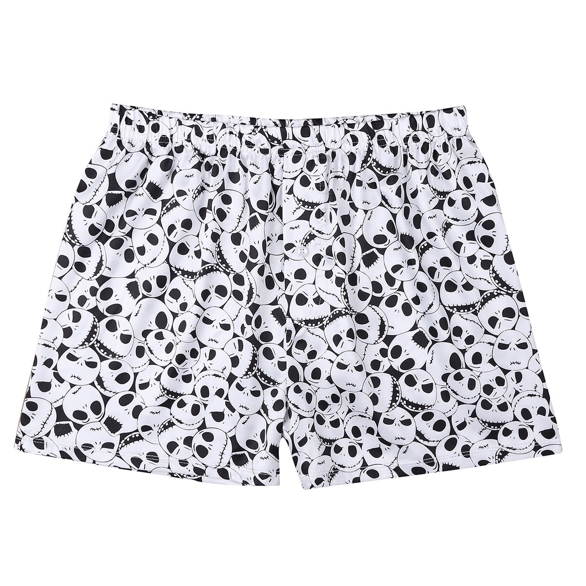 Heren kerst halloween schedel hoofden all over print boxershorts lichtgewicht losse sport lounge cosplay party korte broek