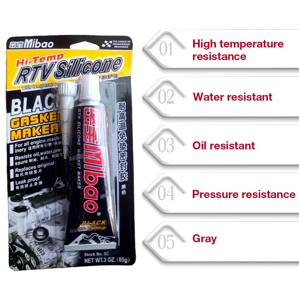 Style 85g Automotive Mechanical Seal Leak-proof Electronic Seal Glue Silicone Free Gasket Sealant Mi Bao Red Glue