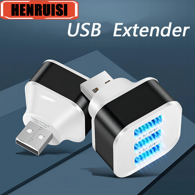 Extension USB 3 ports USB2.0 HUB, Charge rapide, séparateur USB, Interface Multiple, extension USB pour voiture, téléphone, tablette, adaptateur de chargeur pour ordinateur portable