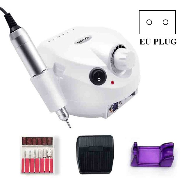 Apparaat voor manicure elektrische nagelboor draagbare manicureset snijders multifunctionele boor voor nagelkunst apparaat: Legergroen