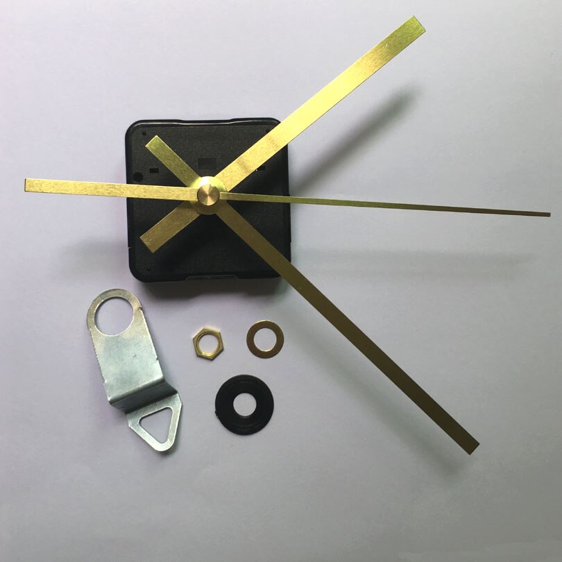 5 oro manos escaneo en Mute de movimiento de cuarzo reloj para reparación de mecanismo de reloj del reloj DIY accesorios eje 20mm JX070