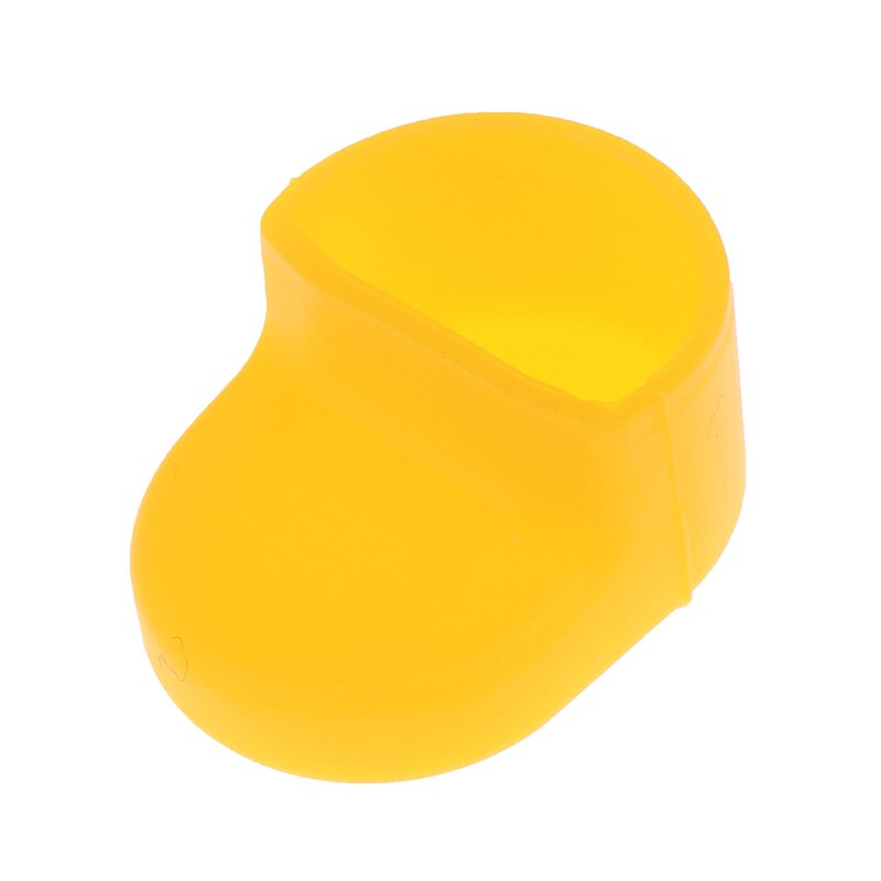 Voor Xiaomi M365 Rear Fender Guard Siliconen Haak Cover Elektrische Scooter Skateboard Terug Spatbord Shield Accessoires: YELLOW