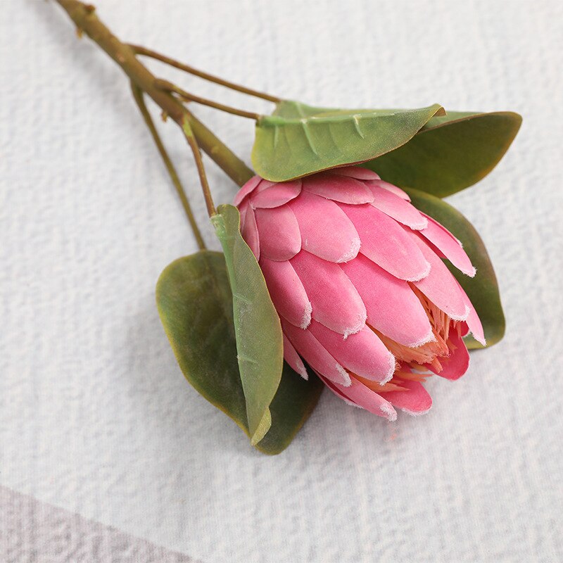 JAROWN Künstliche Blume Seide Kaiser Blume Europäischen Stil Hochzeit Blume Anordnung Dekoration Heimat Garten Tisch Dekoration: Mittel Rosa