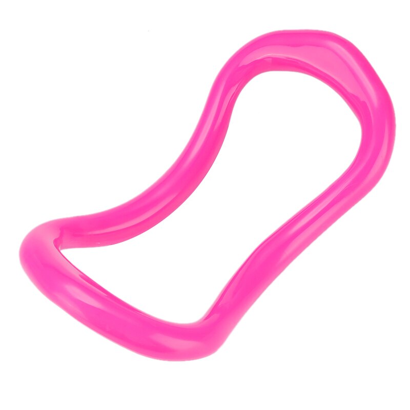 Multifunktion yoga magisk ring pilates yoga cirkel utrustning pilates träningsring fitness cirkel träning motstånd stödverktyg: Rosa