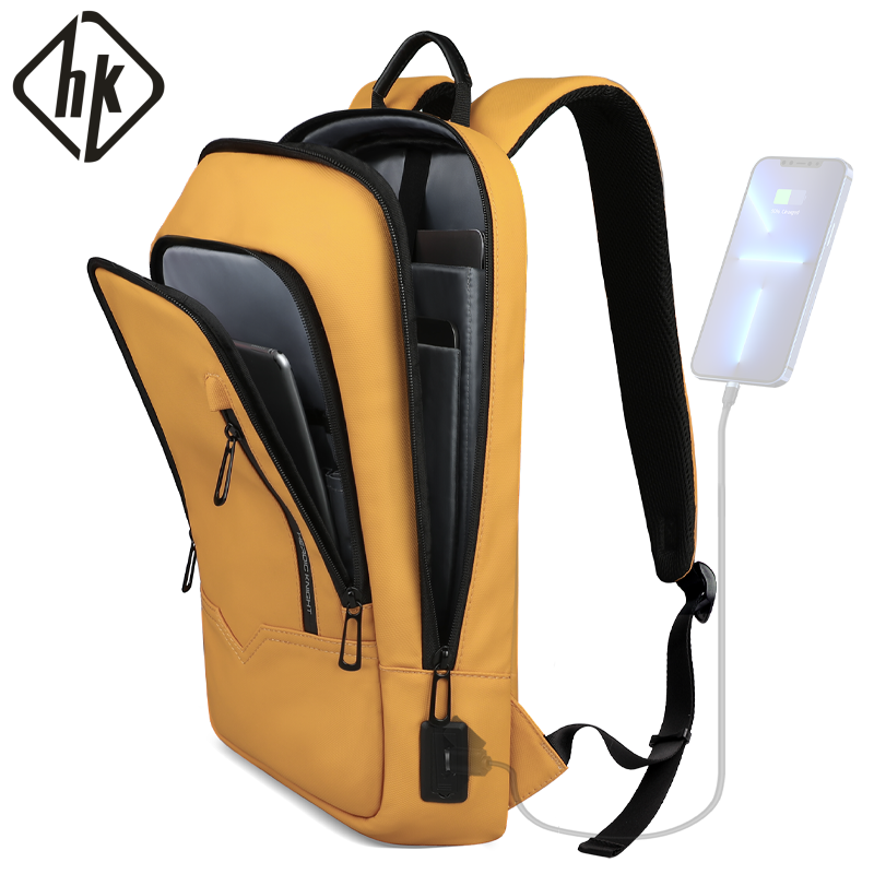 HK Multifunctionele damestassen Waterdichte 15,6 inch laptoprugzak met USB Lichtgewicht reiszak voor dames