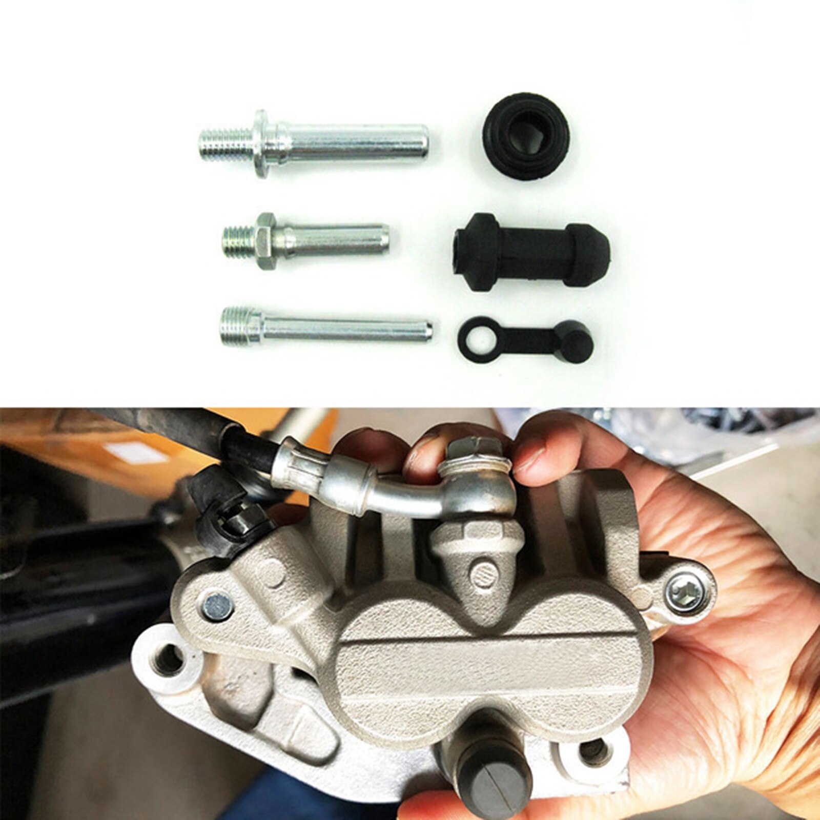 Kit de reparación de pinza de freno, reconstrucción de pasador de guía de pinza delantera y trasera para HONDA CRF, accesorios de reparación de motos