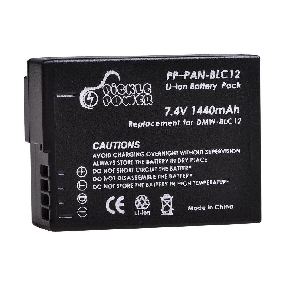DMW-BLC12 BLC12E BLC12PP Dmw BLC12 Batterij Oplader Kits Voor Panasonic Lumix DMC-FZ200, FZ300, FZ1000, FZ2500, g5, G6, G7, GX8.: 1 Batteries