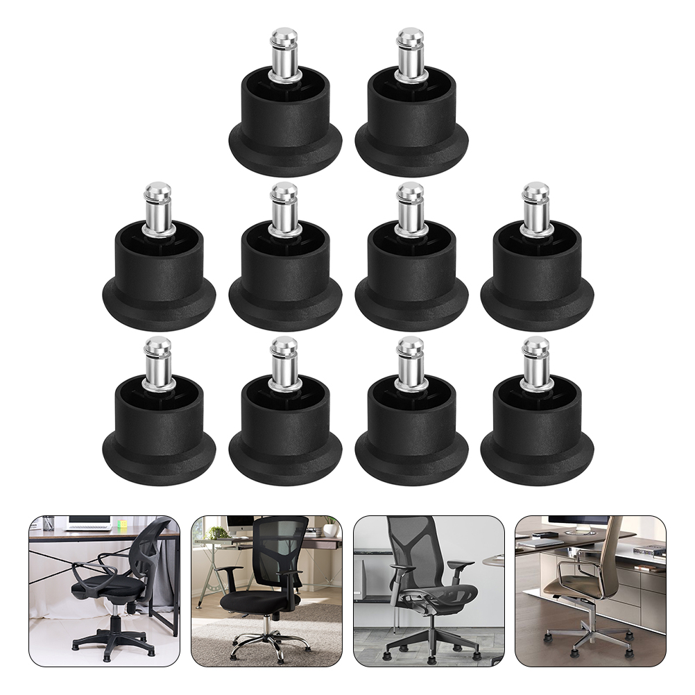 10 Stücke Stuhlstopper Feste Fußpolster Möbel Beinstopfen Caster Glide Anti Scratch Bodenschutz Schwarz Robuste Matten Büro Zuhause
