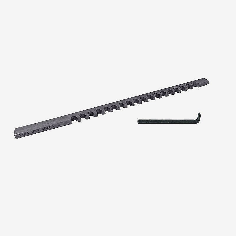 Keyway-brocha de acero de alta velocidad tipo A, herramienta de corte HSS para máquina brochadora CNC, metalúrgica, 1/8 pulgadas
