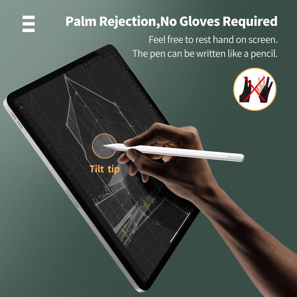 GOOJODOQ 12th Gen Pencil For iPad Pencil Palm RejectionTilt for Apple Pencil 2 1 iPad Pro 11 Air 4 7th 8th Pencil