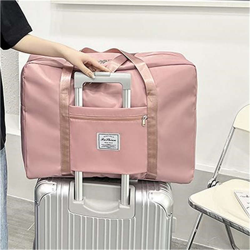Grande capacidade dobrável sacos de viagem à prova dwaterproof água bagagem tote bolsa viagem duffle saco ginásio yoga armazenamento bolsa ombro para mulheres