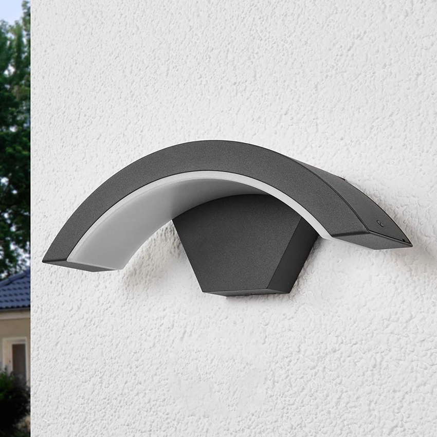 18w sensorer udendørs vandtætte væglamper have veranda vægbelysning led væglamper aluminium  ac86-265 au64 stk.