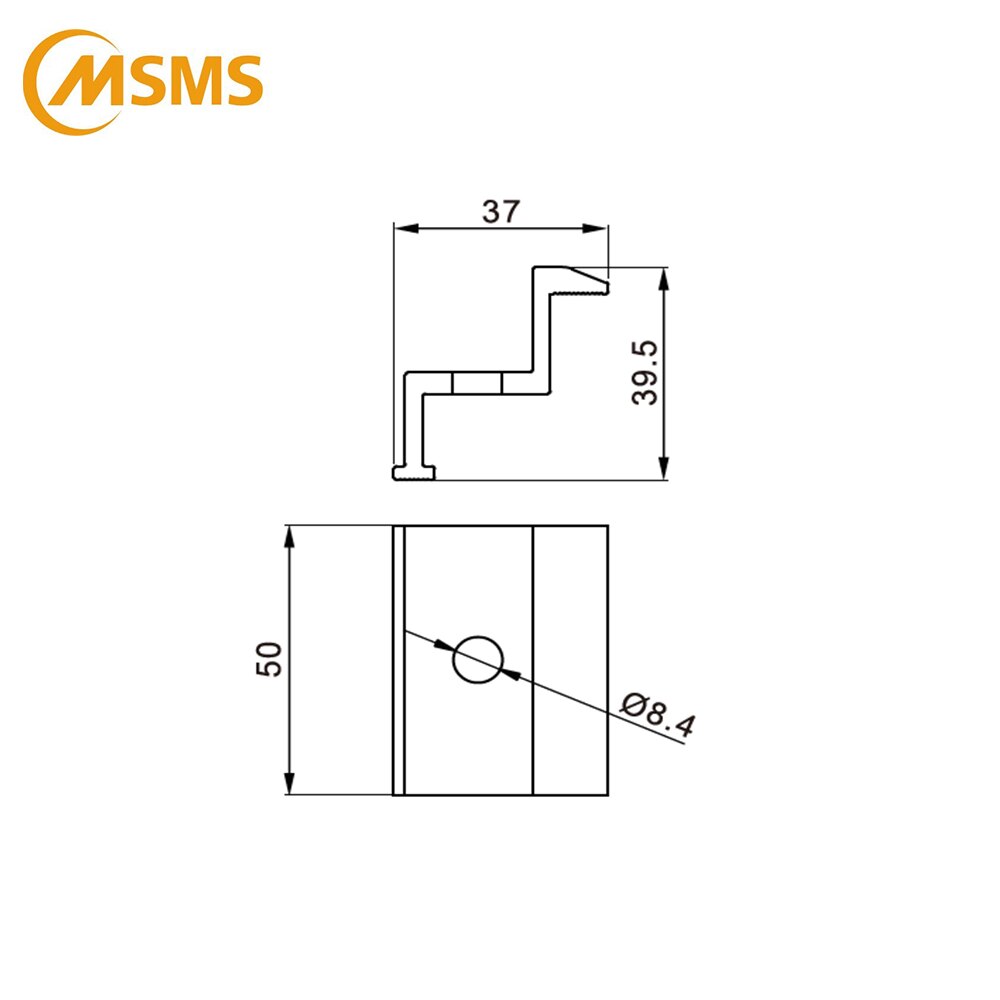 Solar Mounting Bracket End Clamp for panel 35mm 40mm