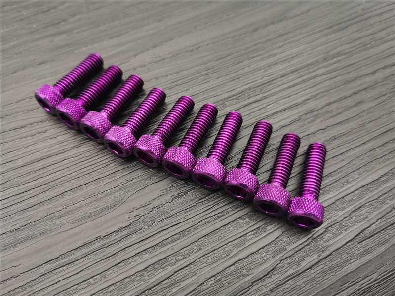 M6 x20mm 10pcs Aluminum Hex Socket Cap Head Screws Repair Tool M6 Socket Cap Screw Titanium Ti Bolt moto fixing Nuts Bolts