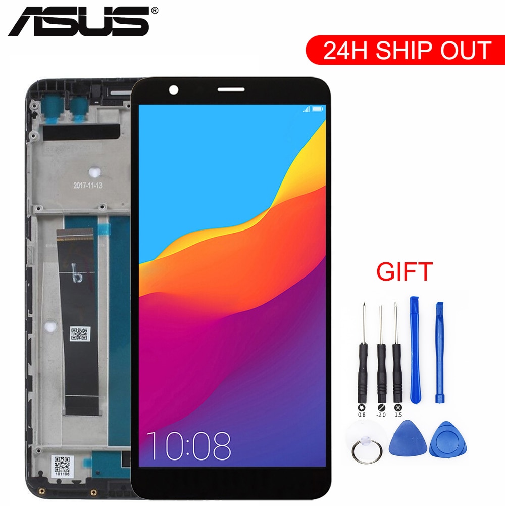 Voor 5.7 "Asus Zenfone Max Plus M1 ZB570TL X018DC lcd-scherm + Touch panel Digitizer met frame met gereedschap