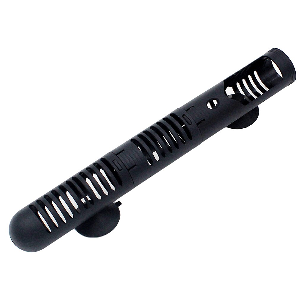 Plastic Aquarium Water Heater Protector Guard, 24cm/30.5cm/36.5cm/42.5cm High, Detachable ( Black )