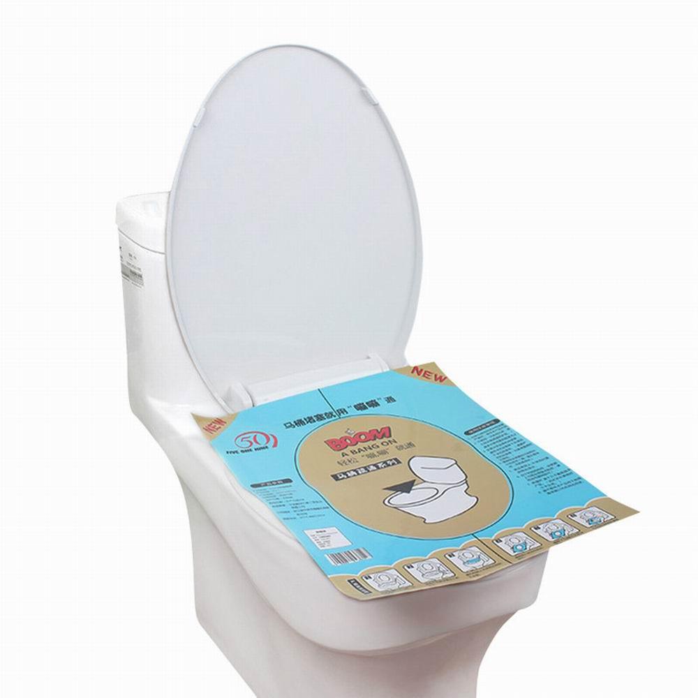 Toilet Sticker Plunger Disposable Toilet Cleaning Tool Plunger Transparent Toilet Cleaner For Bathroom: Default Title
