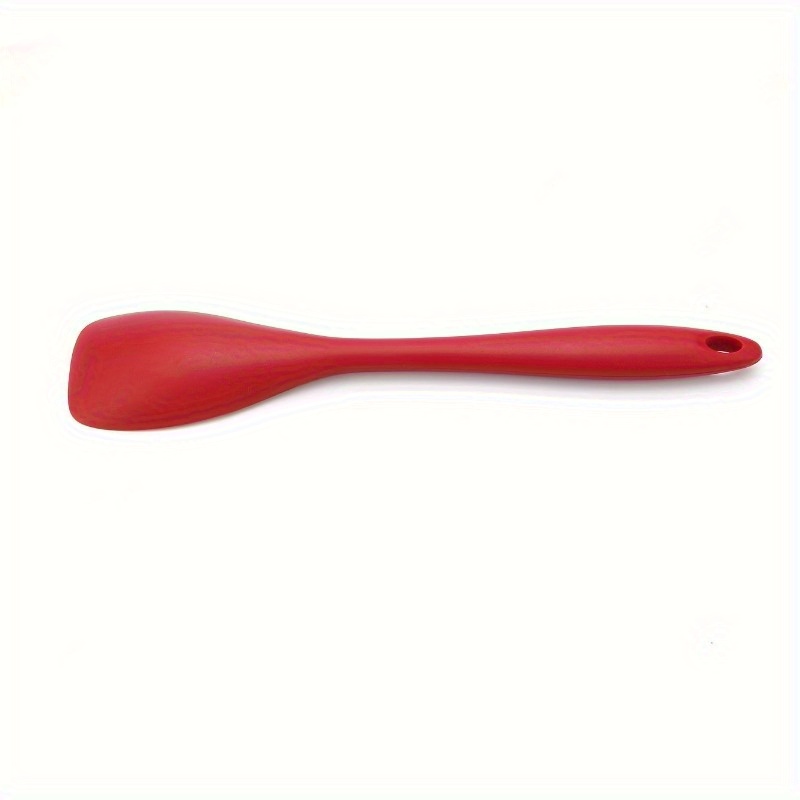 1pc siliconen spatel, bakgereedschap, roerspatel, saladelepel, hittebestendig, antiaanbaklaag voor uw keuken!