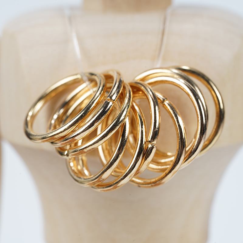 10pc hår flettet ring gull farge sirkel mansjett tilbehør bryllup hår smykker hår klips dekorasjon sirkel  q4 p 8