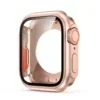Change To Ultra 360 Full Cover Case for Apple Watch 45mm 44mm Tempered Glass Screen Protector for IWatch Series 9 8 7 6 SE 5: black / 1.9 Inches & Under