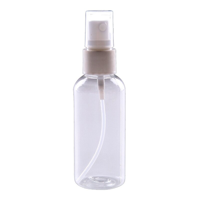30-200Ml Draagbare Plastic Spray Fles Transparante Make-Up Vocht Verstuiver Pot Fijne Mist Spuit Tuin Plant Watering Gereedschap