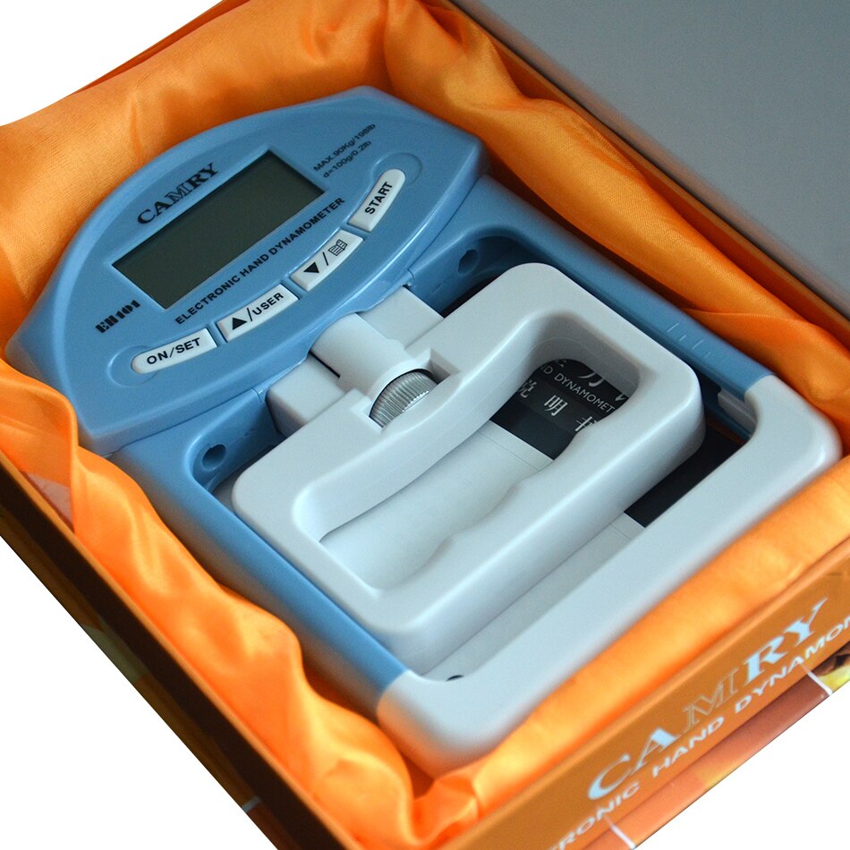 EH101 90kg/198Ib Digital LCD Dynamometer Hand Grip Power Measurement Strength Meter