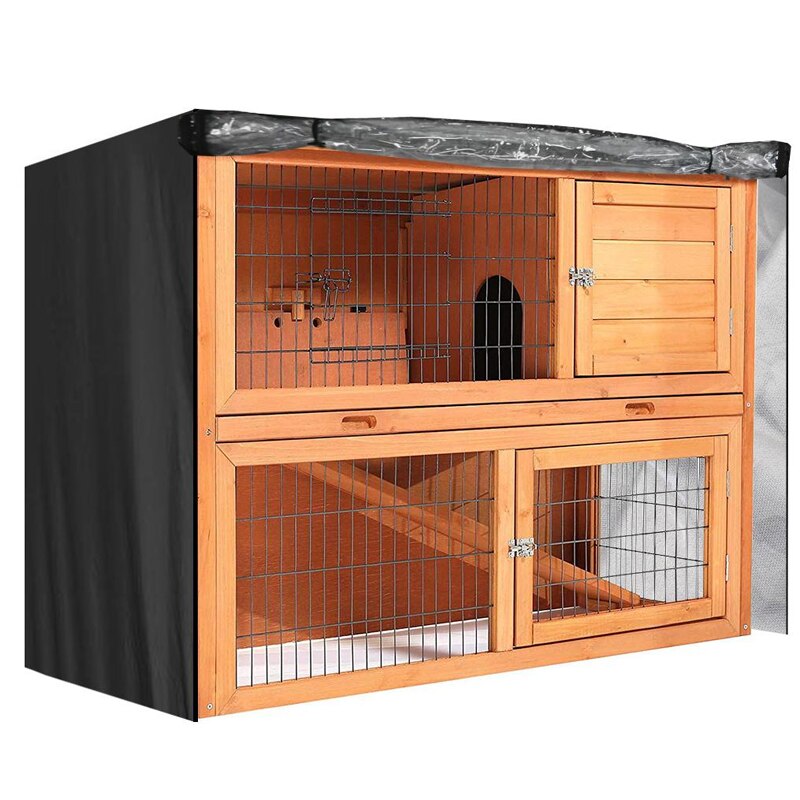 4FT Konijnenhok Cover Farm Animal Kooi Winddicht Cover Pet Bunny Kooi Stofkap Waterdichte Stofkap Eenvoudige Reiniging