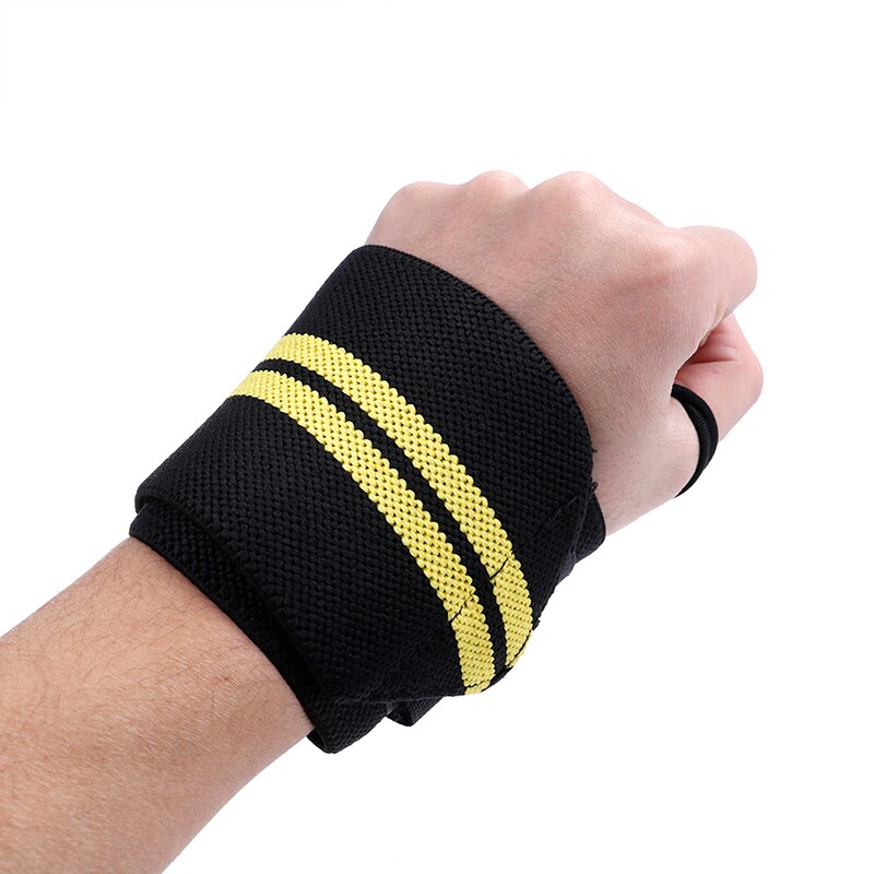 1pc Adjustable Wristband Elastic Wrist Wraps Bandages for Weightlifting Powerlifting Breathable Wrist Support