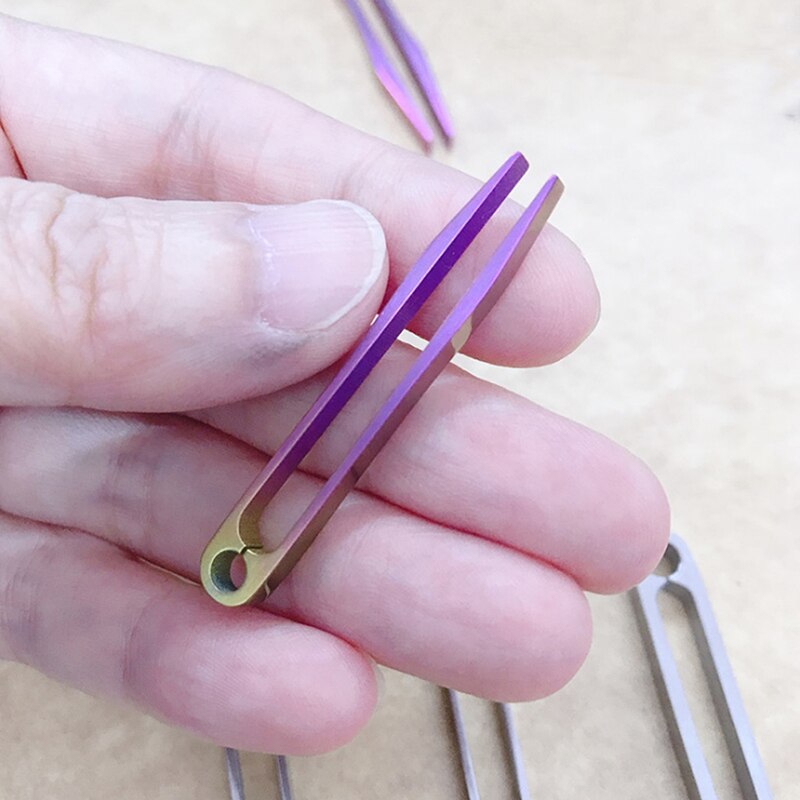 Titanium Gear Clamp Pick Up Clamping Pocket Multi Gadget Multipurpose Travel Clip Mini Tool Camp Hike Outdoor