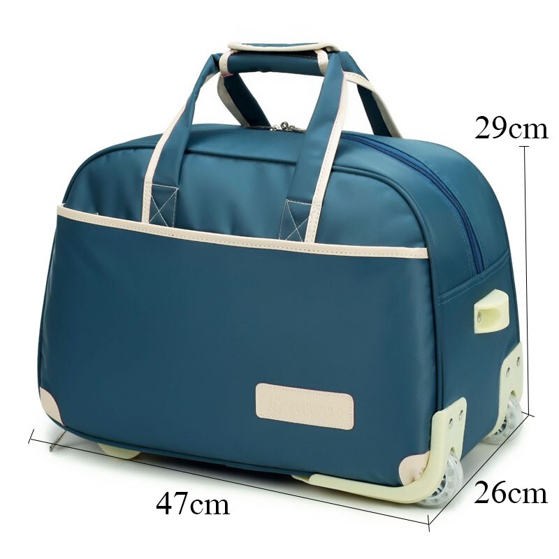 Rollende Koffer Mode Waterdichte Bagage Tas Thicken Handbagage Trolley Bagage Lady Reizen Bagage Met Wielen