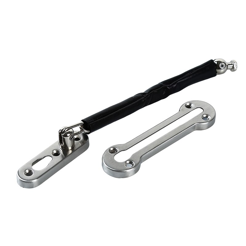 Thicken Anti-theft Chain Stainless Steel Door Bolt Door Chain Buckle Bolt Home Safety Door Lock Hotel Security Guard Bolt: sliver