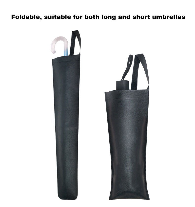 Universal bil paraply taske vandtæt og sammenfoldelig paraply cover, paraply opbevaring paraply taske opbevaringspose til bilsæde ryg c