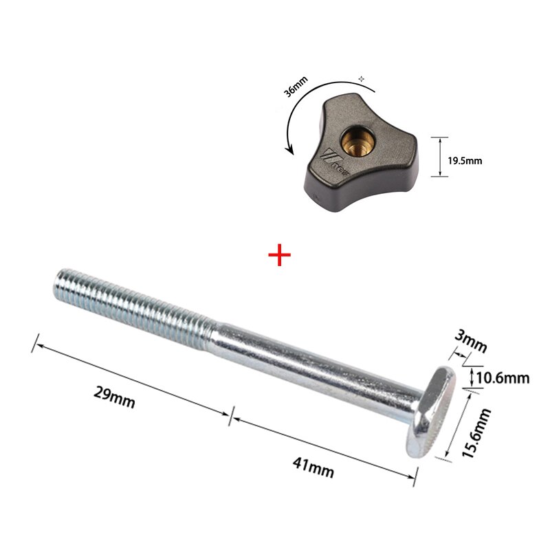 Woodworking Engraving Miter Double Machine Multi Purpose Table Slot Feather Loc Board set For Table saw Gauge Carving Tools: Blue