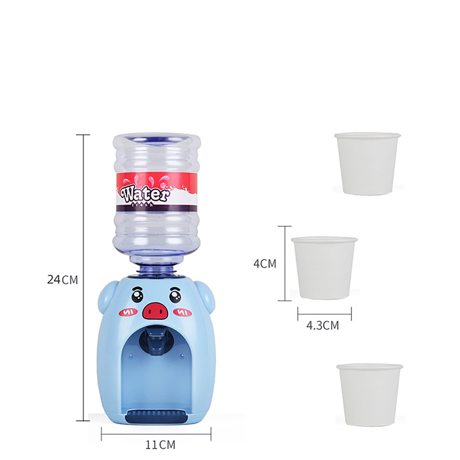 Wonderlife Mini Water Dispenser Cartoon Slaapzaal Kantoor Water Dispenser Drinken Fonteinen Voor Kinderen Speelgoed Accessoires # T2P