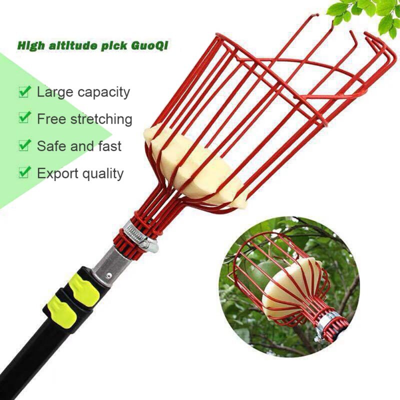 Fruit Picker Tool Harvester Basket With Cushion Harvesting Tool Gardening Supplies