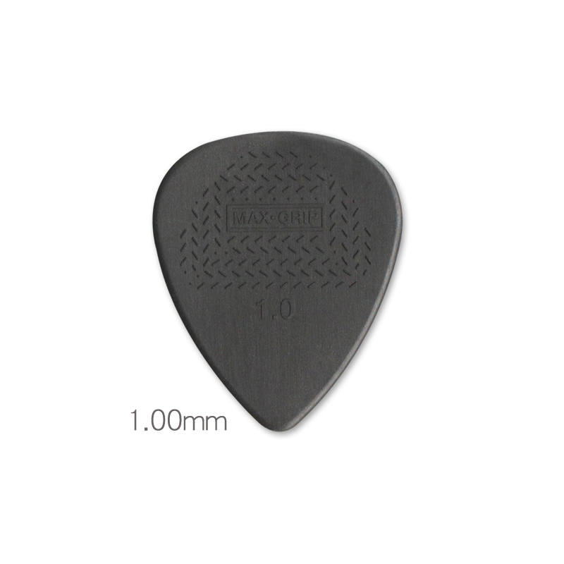 Dunlop plectrum . 449r max-grip nylon halkfri plektrum för akustisk gitarr. tjocklek 0.6/0.73/0.88/1.00/1.14/1.50mm.: Vinröd