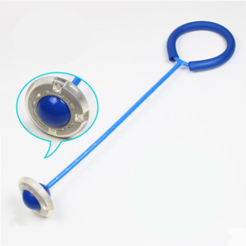 Flash Springen Touw Bal Kinderen Outdoor Fun Sport Speelgoed Led Kinderen Springen Kracht Reactie Training Bal Kind-Ouder Games: Blue