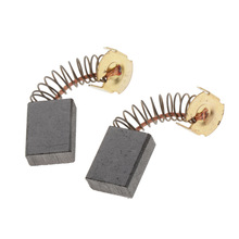 Cepillos de carbono para amoladora, piezas de bricolaje, suministros de herramientas, 1 par, 6,5X13,5X18mm