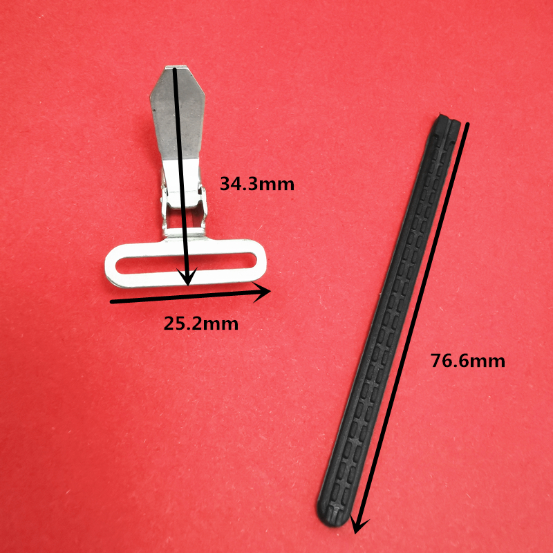 brass material for the women's skirt and uniform adjustable buckles sewing plastic band for 25 mm tape metal hook and bar