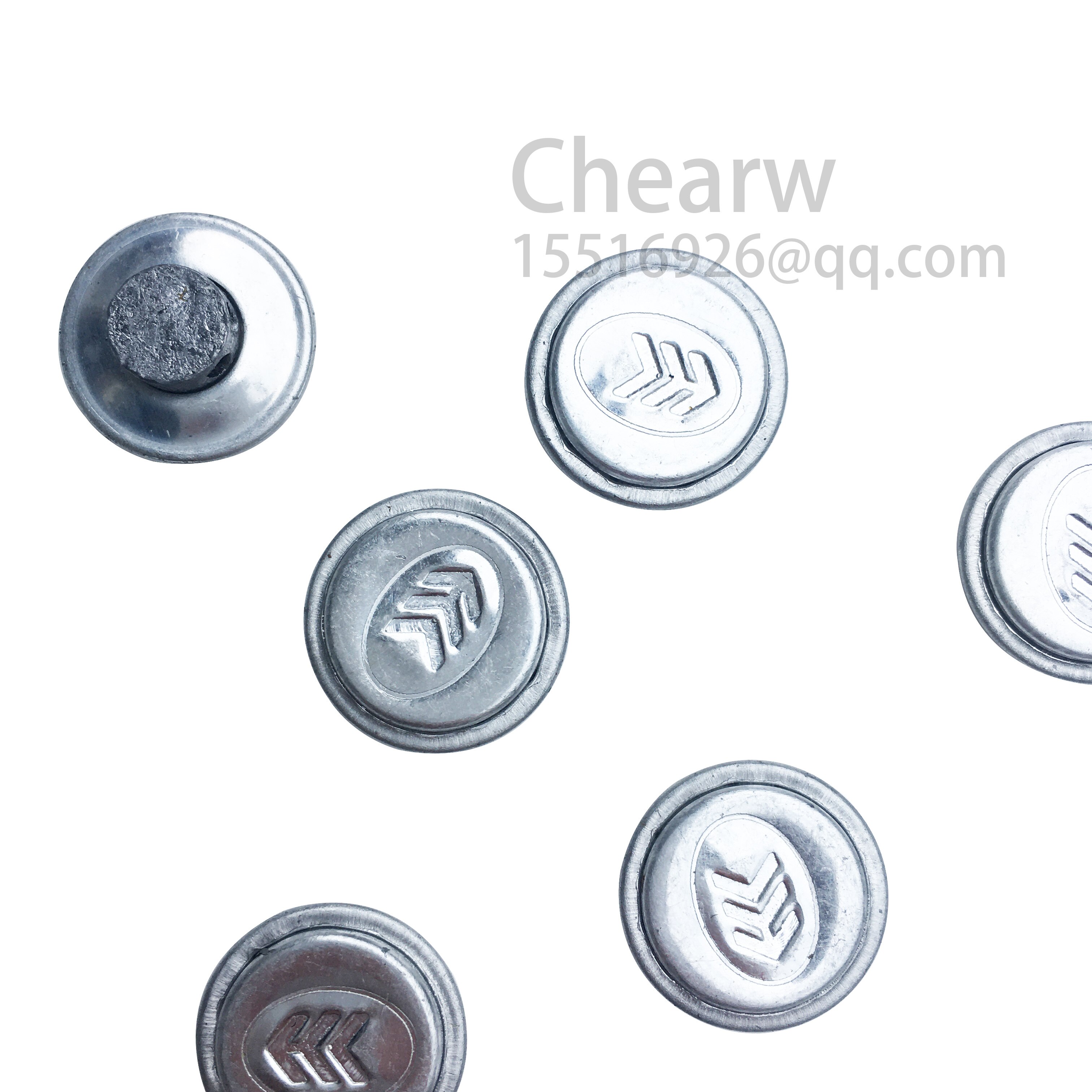 500pieces one bag Aluminum shell disposable anti-theft lead seal Security meter seal gas