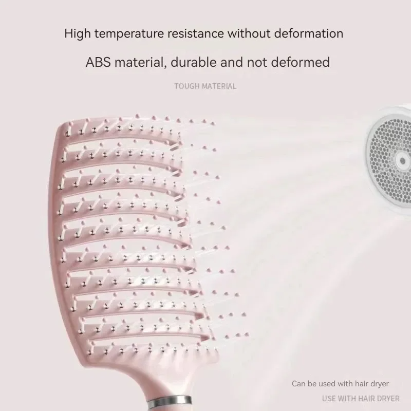Haarbürste, Luftkissenkamm, flauschig, Anti-Haarausfall, Massage-Haarbürste für alle Haartypen für langes, dickes, dünnes, lockiges Naturhaar